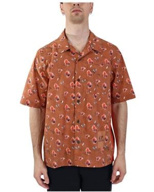 C.P. Company Short Sleeve Shirts - Brown