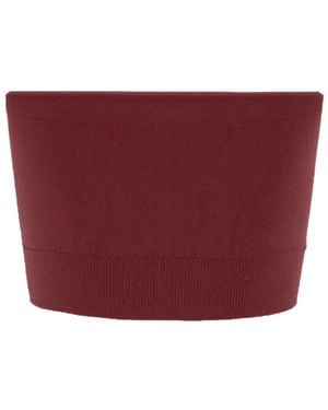 Wolford Tops ,Rood ,Wol Bordeaux Strapless Naadloze Top