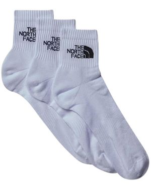 The North Face Multi Sport Cush Quarter Sock 3P - Blauw