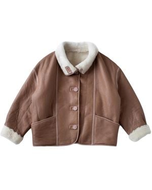 Just things we like Faux Fur & Shearling Jackets - Brown