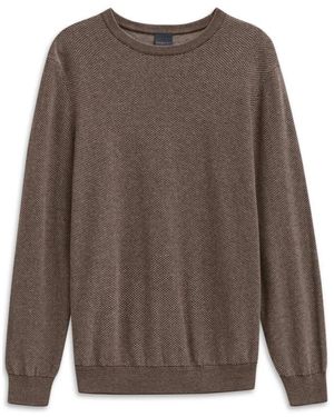 Bugatti Round-Neck Knitwear - Marrón