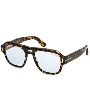 Tom Ford Accessoires ,Veelkleurig ,Mason-02 Zonnebril - Zwart