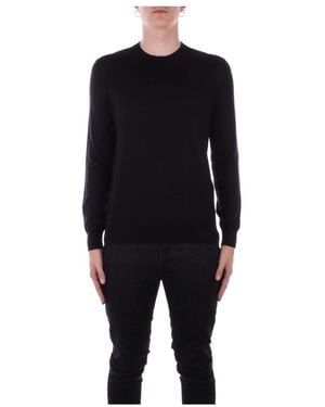 Alpha Studio Round-Neck Knitwear - Zwart