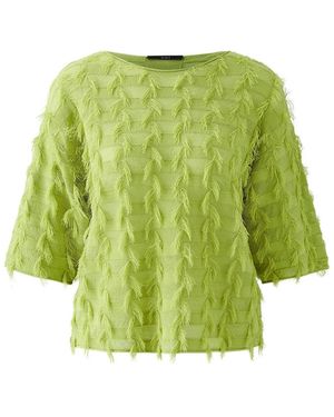 Ouí Long Sleeve Pullover Top - Groen