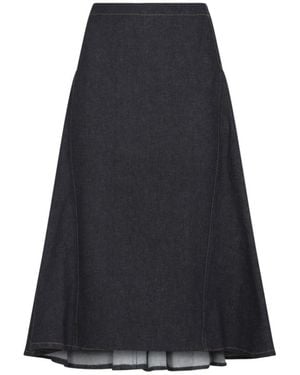 Jacquemus Rokken ,Blauw ,Katoen La Jupe De-Nîmes Lavoir Midi Rok