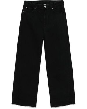 44 Label Group Schwarze Klassische Denim Jeans