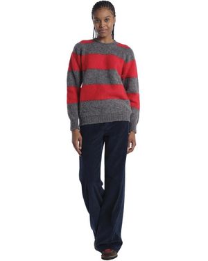Howlin' Oversized Strickpullover - Rot