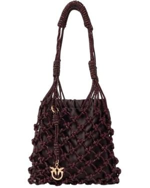 Pinko Bucket Bags - Marrone