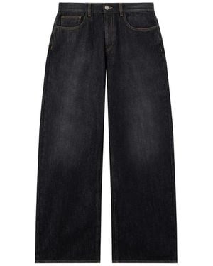 Palm Angels Wide Jeans - Blue