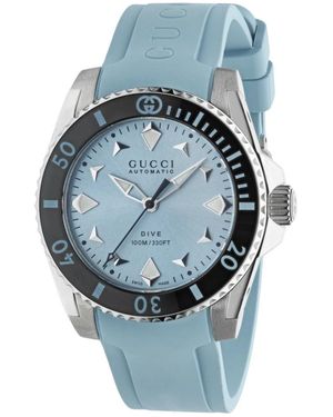 Gucci Accessoires ,Blauw ,Duikhorloge