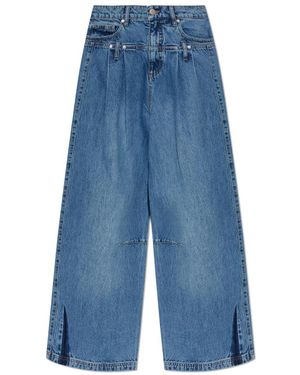 Munthe Jeans ,Blauw ,Katoen Nezzasin Jeans