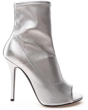Giuseppe Zanotti Stivaletto argento metallico - Grigio