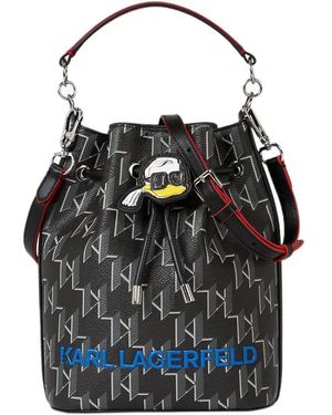 KARL LAGERFELD Bucket Bags - Black