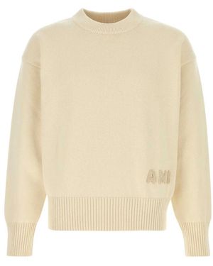 Ami Paris Sweatshirts - Blanco