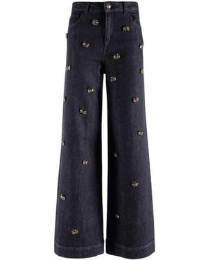 Nenette Wide Jeans - Blue