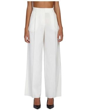 Doris S Wide Trousers - White