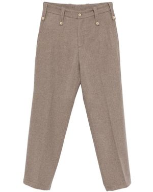 Paura Straight Trousers - Grey