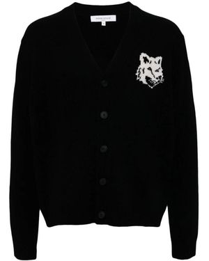Maison Kitsuné Cardigans - Black