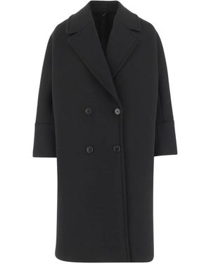 F.it Double-Breasted Coats - Black