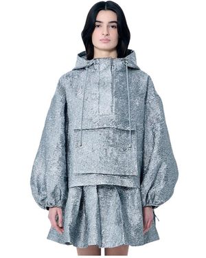 Cecilie Bahnsen Hoodies - Blue