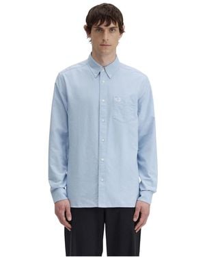 Fred Perry Casual Shirts - Blu