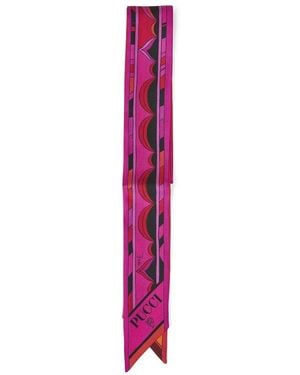 PUCCI Silky Scarves - Purple