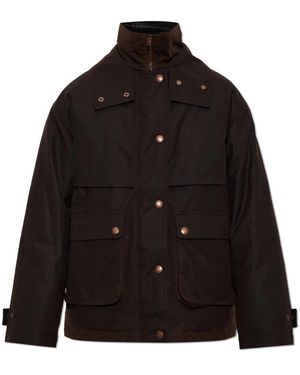 Acne Studios Donsjack Met Kraag - Zwart
