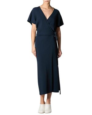 Roberto Collina Wrap Dresses - Azul