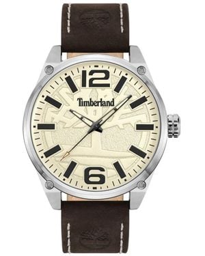 Timberland Accessoires ,Grijs ,Leer Ripley Z Watch - Metallic
