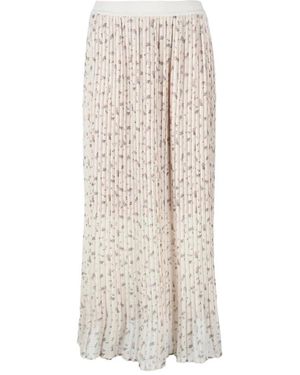 Semicouture Falda Fluida De Viscosa, Mujer, Talla - Neutro