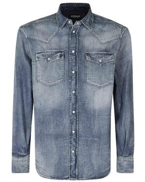 Dondup Denim Shirts - Blue