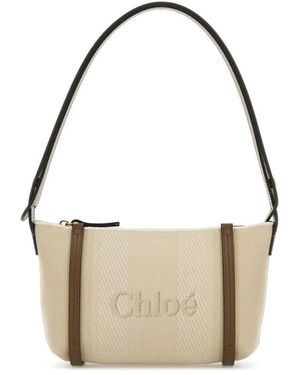 Chloé Carry Zipped Schultertasche - Mettallic