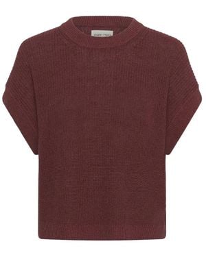 Part Two Round-Neck Knitwear - Rouge