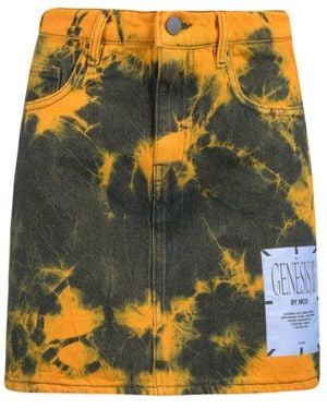 McQueen Denim Skirts - Yellow