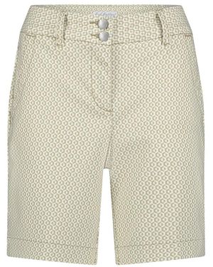 Red Button Casual Shorts - Naturel