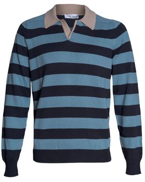 Roberto Collina Polo Shirts - Blue