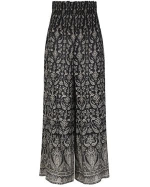 Veronica Beard Wide Trousers - Grey