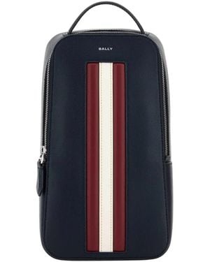 Bally Mythos Sling Crossbody Tas - Blauw