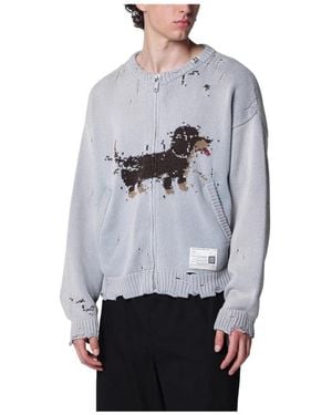 Maison Mihara Yasuhiro Cardigans - Grey