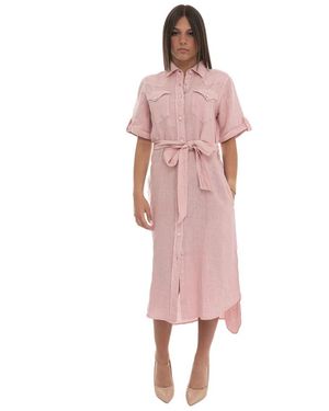 Roy Rogers Shirt Dresses - Roze