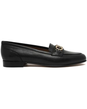 Ferragamo Gancini Ornamento Loafers - Schwarz