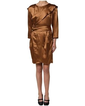 Emporio Armani Short Dresses - Marrone