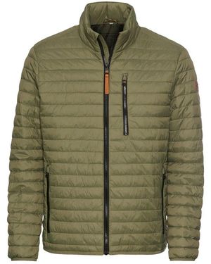 Camel Active Gesteppte Jacke Mit Stehkragen - Grün