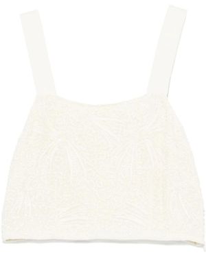 Antik Batik Tops ,Mahata Top - Wit