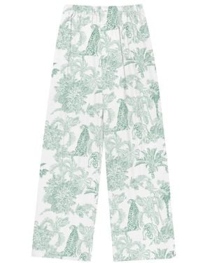 MC2 Saint Barth Wide Trousers - Bleu