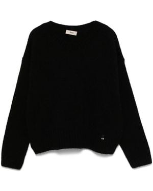 Herno Round-Neck Knitwear - Noir