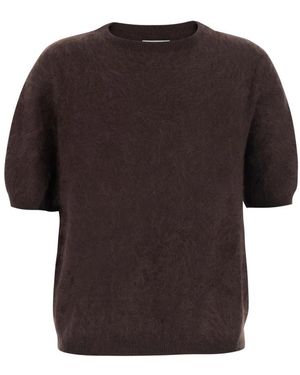 Soft Goat Cashmere Knitwear - Negro