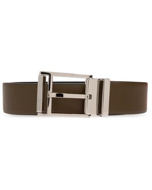 Ferragamo Accessoires ,Zwart ,Leer Double Adjus Belt