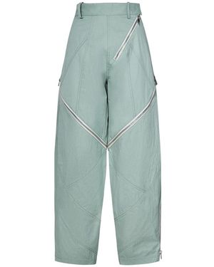 The Attico Wide Trousers - Blue
