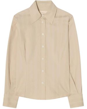 Jeanerica Overhemden ,Katoen Martha Shirt - Naturel